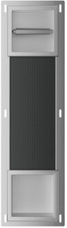 Boss & Wessing Toiletrolhouder Zonder Klep en Reserverolhouder Inbouw BWS Milan RVS