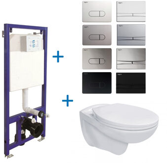 Boss & Wessing Toiletset Budget Set 01 Basic Pro Randloos Wit Met BWS Drukplaat BWS