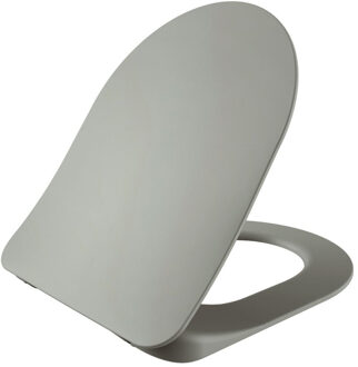 Boss & Wessing Toiletzitting BWS Met Inox Scharnieren Softclose Koel Grijs