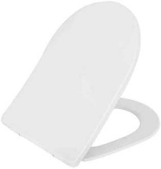 Boss & Wessing Toiletzitting met Deksel BWS Astev Shade Slim met Soft Close Wit Boss & Wessing