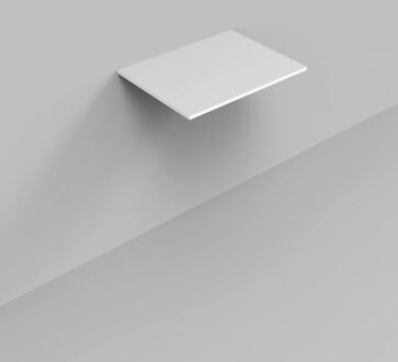 Boss & Wessing Topblad BWS Marble 60,5x46x1,5 cm Mat Wit Marmer