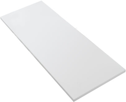 Boss & Wessing Topblad T.B.V Wastafelonderkast BWS Wanda Zonder Afvoergat 120x1,2x52,5 cm Mat Wit