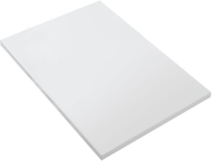Boss & Wessing Topblad T.B.V Wastafelonderkast BWS Wanda Zonder Afvoergat 80x1,2x52,5 cm Mat Wit