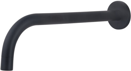 Boss & Wessing Uitloop BWS Voor Inbouwwastafelkraan Fit Rond 18 mm Uitloop 25 cm Mat Zwart