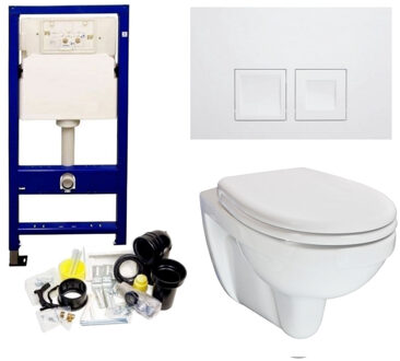 Boss & Wessing UP100 set02 Delta 25 Square Wit Hoogglans Wit