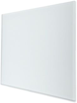 Boss & Wessing Ventilatierooster Design BWS Ventilatie Vierkant 10cm Vlak Glas Mat Wit