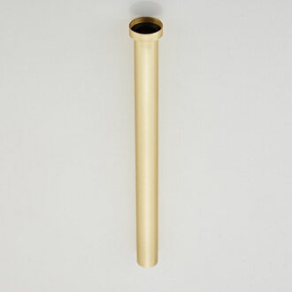 Boss & Wessing Verlengbuis voor Sifon BWS Brass 40 cm Geborsteld Messing Wit Chroom