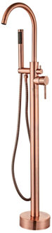 Boss & Wessing Vrijstaande Badkraan BWS Koper Compleet Geborsteld Koper