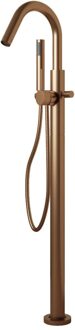 Boss & Wessing Vrijstaande Badmengkraan BWS Cemal Geborsteld Brons Koper Boss & Wessing