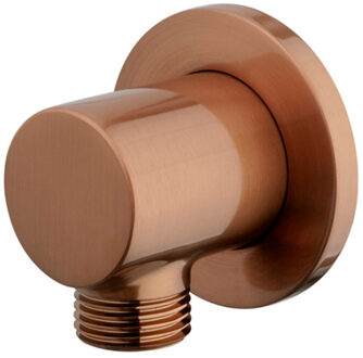 Boss & Wessing Wandaansluitbocht BWS Danielle Rond 1/2" Geborsteld Brons Koper