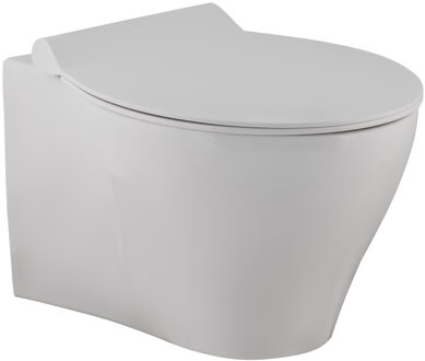 Boss & Wessing Wandcloset Boss & Wessing Volcano met Soft-Close Toiletzitting Wit Boss & Wessing