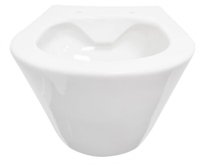 Boss & Wessing Wandcloset BWS Tia Rimless zonder Toiletzitting Glans Wit
