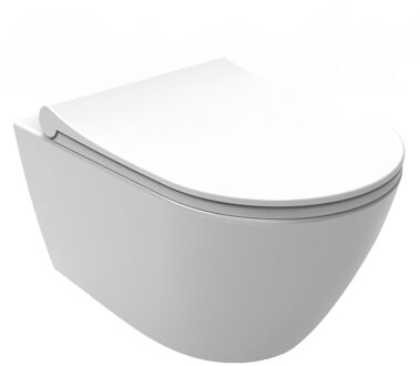 Boss & Wessing Wandcloset BWS Tornado Spoelmodel Excl. Zitting Glans Wit