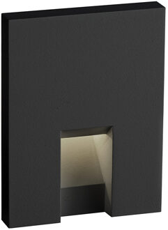 Boss & Wessing Wandlamp BWS Mira S LED 7.5x7.5x6.5 cm Zwart