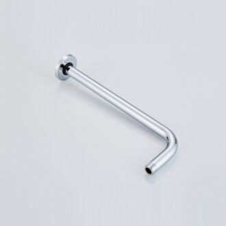 Boss & Wessing Wanduitloop BWS Talpa 1/2'' Aansluiting 35 cm Messing Chroom Wit Chroom