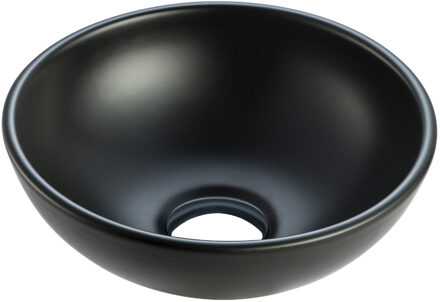 Boss & Wessing Waskom Opbouw BWS Miko 27,5x10,5 cm Keramiek Mat Zwart