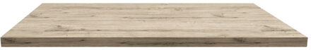 Boss & Wessing Wastafelblad BWS Nola 80 cm Licht Hout Bruin