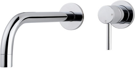 Boss & Wessing Wastafelkraan Afbouwdeel BWS Toon Eenhendel Met Coldstart Chroom