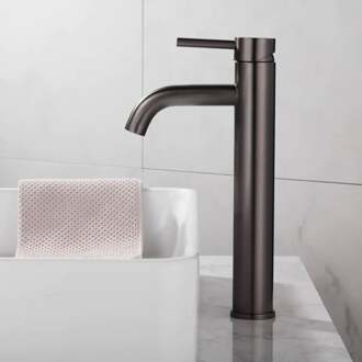 Boss & Wessing Wastafelkraan AquaSplash Plus 30.5 cm Gunmetal Aquasplash