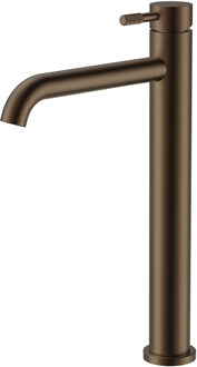 Boss & Wessing Wastafelmengkraan Hoog BWS Sensa Cold Start Hendel Geborsteld Brons PVD