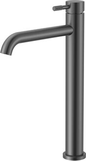 Boss & Wessing Wastafelmengkraan Hoog BWS Sensa Cold Start Hendel Geborsteld Gunmetal PVD