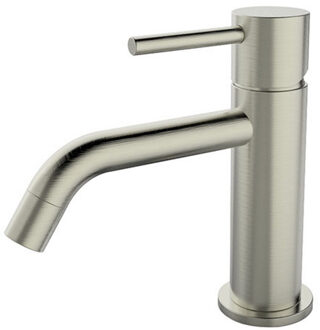 Boss & Wessing Wastafelmengkraan Opbouw BWS Uitloop 6.5 cm 1-hendel Geborsteld Staal Boss & Wessing