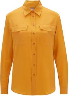 BOSS Women's Boss C_Biventi Blouse in Yellow Geel