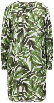 BOSS Women's Boss C_Decalma Dress in Multi colour Veelkleurig