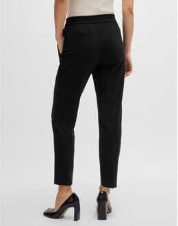 BOSS Women's Boss Tobaluka10 Slim-Fit Trousers in Black - maat Zwart