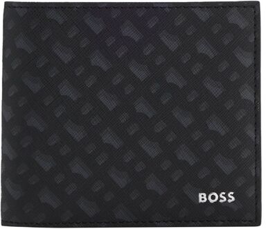 BOSS Zair Mn 8Cc black heren portemonnee Zwart - H 9,5 x B 11 x D 2 cm