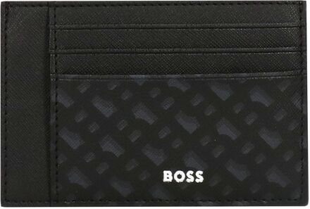 BOSS Zair Mn Big Cardcase black heren portemonnee Zwart - H 8 x B 12 x D 2 cm