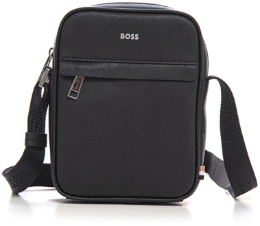BOSS Zair-Nszip Shoulder bag Boss , Black , Heren - ONE Size