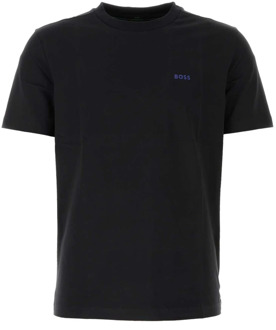 BOSS Zwarte katoenen T-shirt Boss , Black , Heren - Xl,L,M,S