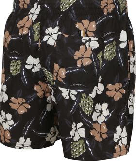 BOSS Zwembroek Flower Zwart - L,M,XL,XXL