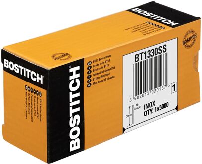 Bostitch Afwerknagels (brads) Rvs 30mm - 18 Gauge - 5000 Stuks