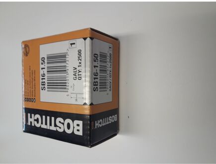 Bostitch Stanley Bostitch Minibrads Galva 16gauge 38mm - 2500 Stuks