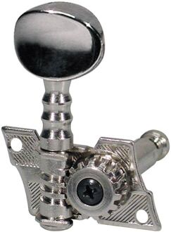 Boston 056-L stemmechanieken voor gitaar stemmechanieken voor gitaar, metalen as, 6x links, metalen knoppen