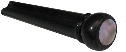 Boston 2026 brugpen brugpen, kunststof, zwart, 5mm parelmoer stip, 12-pack