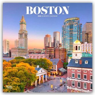 Boston 2026 Square Flap Calendar - Browntrout Wandkalender - Browntrout Publishers