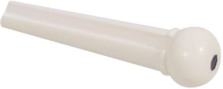 Boston 2084 brugpen brugpen, kunststof, wit met zwarte stip, 12-pack