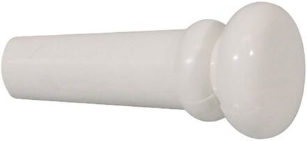 Boston 2092 eindknop eindknop, plastic, wit, folk model (viool vorm), 12-pack