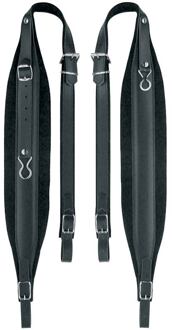 Boston 80-L-LV accordeon riemen accordeon riemen, 96-120 bassen, 99-104 x 8,0cm, nerf leder, velours voering, zwart