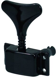 Boston 86-BL stemmechanieken voor basgitaar stemmechanieken voor basgitaar, 4x links, zwart