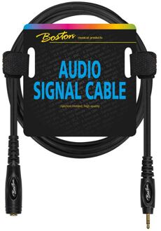 Boston AC-246-030 audio signaalkabel audio signaalkabel, 6.3mm female jack stereo naar 3.5mm jack stereo, 0.30 meter