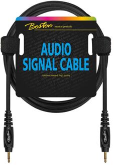 Boston AC-255-075 audio signaalkabel audio signaalkabel, 3.5mm jack mono naar 3.5mm jack mono, 0.75 meter