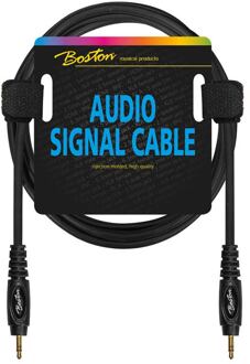 Boston AC-266-030 audio signaalkabel audio signaalkabel, 3.5mm jack stereo naar 3.5mm jack stereo, 0.30 meter