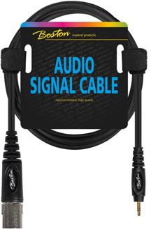 Boston AC-286-030 audio signaalkabel audio signaalkabel, XLR male naar 3.5mm jack stereo, 0.30 meter