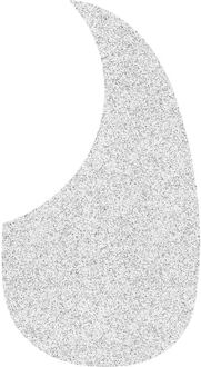 Boston AG-100-SSV slagplaat slagplaat, akoestisch, druppel model, zelfklevend, sparkling silver