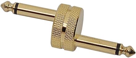 Boston AT-265-G verloop plug verloop plug, 6,3mm jack male mono, 6,3mm jack male mono, goud metaal