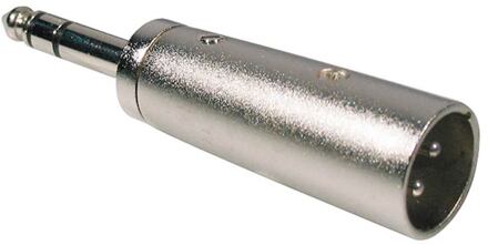 Boston AT-305 verloop plug verloop plug, XLR male metaal, 6,3mm jack male stereo